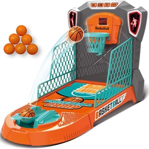 Kwarloopy Basketball Game – Desktop Tabletop Basketball Set  An innovative and fun basketball game featuring a miniature court and a movable hoop. Lightweight and entertaining, this tabletop basketball set offers active, sporty fun and makes a perfect Christmas gift