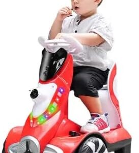 سيارة كهربائية للأطفال مع توازن الفقاعات، تعمل بجهاز تحكم عن بعد، سيارة لعب للأطفال الأولاد والبنات، سيارة دريفت رباعية العجلات (سماء فوق)