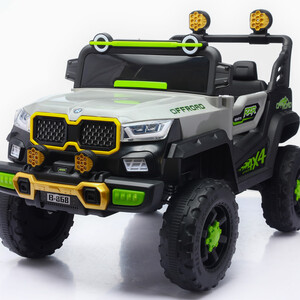 سيارة شحن نفرين دفع رباعي 2محرك،2 بطارية، ريموت وهزاز