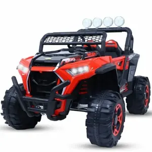 سيارة جيب كهربائية دفع رباعي للأطفال - وعرة ومجهزة بإضاءة LED ومقعدين (RZR 1000)
